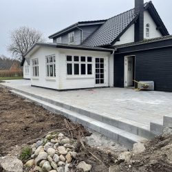 Opbygning af terrasse til hus