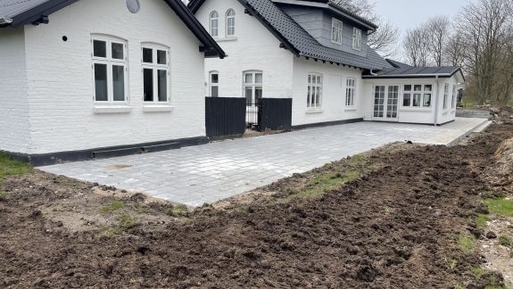 Terrasse i sten